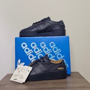 Adidas Unisex Rivalry Leather Oxfords Women's  Size 6 Navy Blue NWT